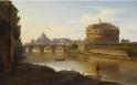 Dipinto: Pair of views: the Tiber at Castel Sant'Angelo (I)